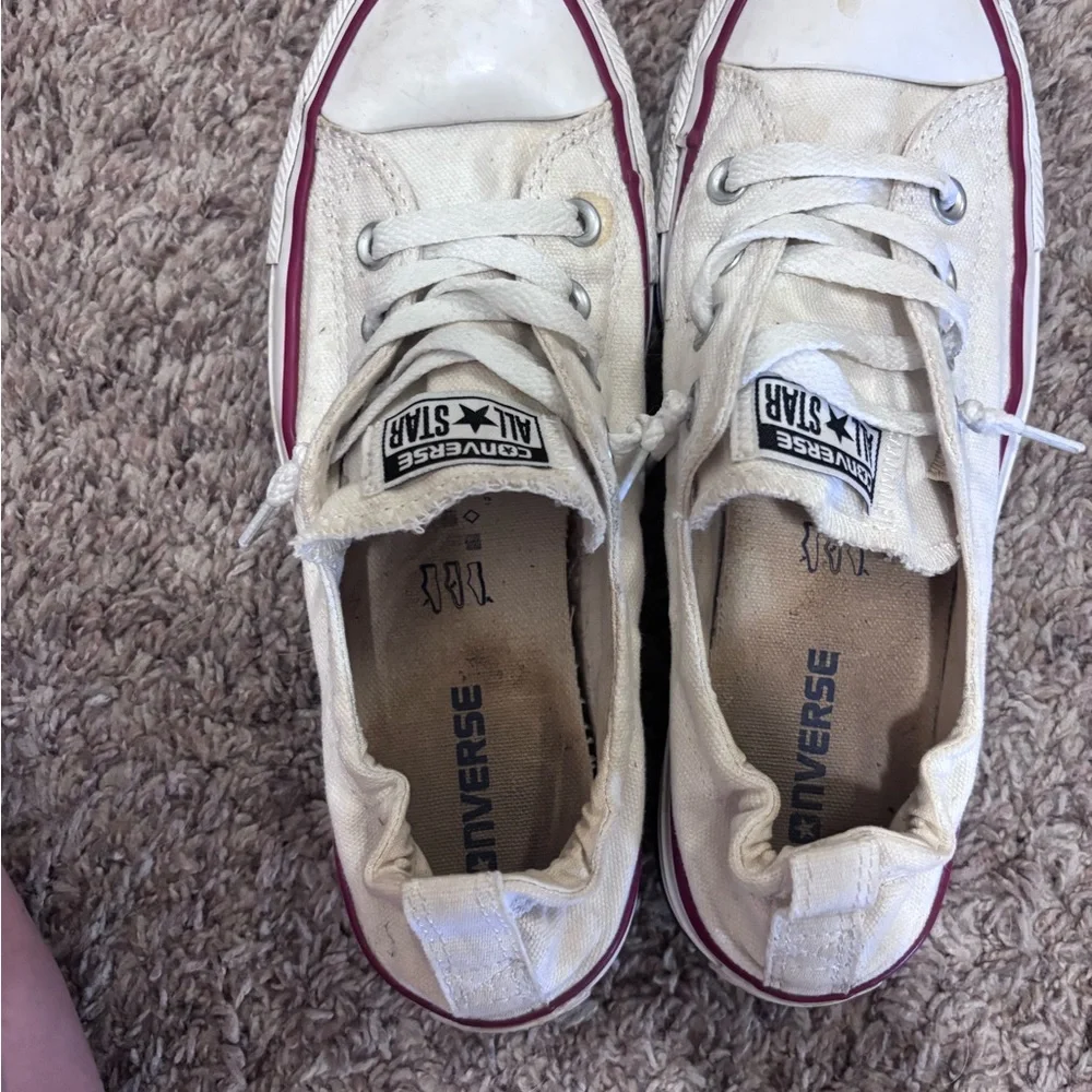 Converse Off-White Slip on Shoes - Picture 3 of 4